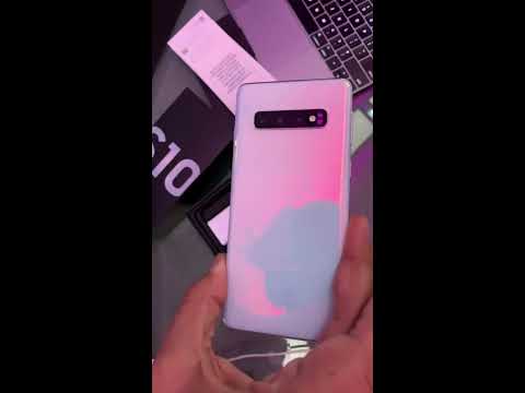 Galaxy s10 unboxing