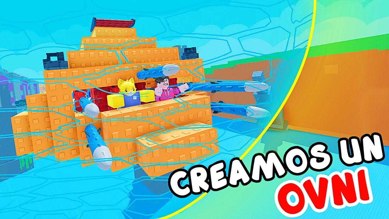 CREAMOS un OVNI👽🛸en ROBLOX Construir un Avión