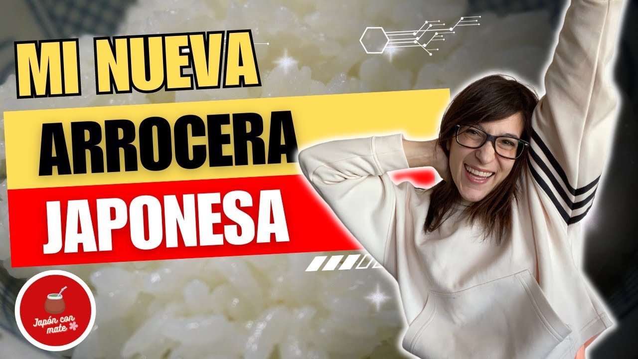 ARROZ JAPONES 🍙 Cómo cocinar arroz en una arrocera JAPONESA!
