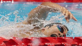 【スライドショー】富田宇宙が銀メダル獲得　パラ競泳男子400m自由形