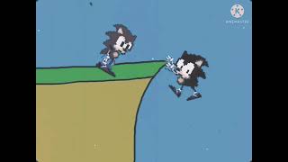 Shadow Sonic Gets Stuck on The Cliff (1996)