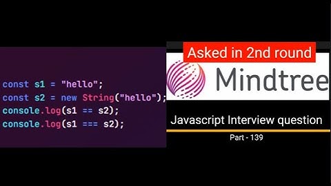 Javascript output based Interview question - Part 139  #javascriptinterview #javascript #reactjs
