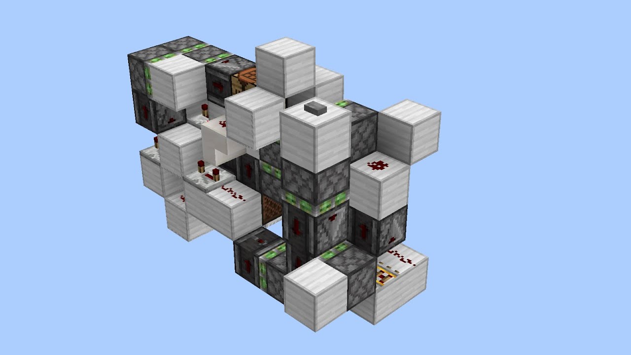 Tutorial Trapdoor Hidden Crafting Table Youtube