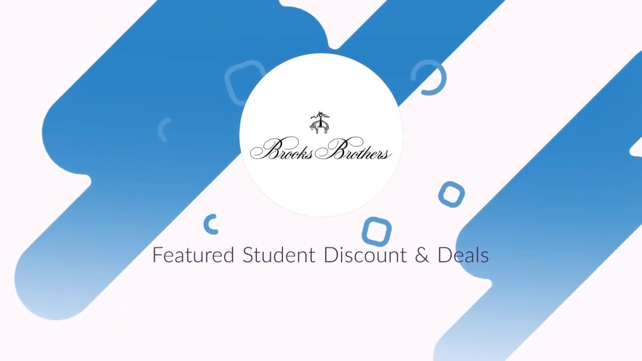 brooks brothers student discount