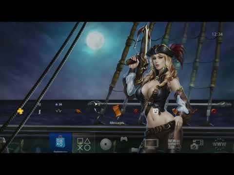 PS4 Themes BRIKS Anne Pirate HD Dynamic Theme V2 Europe