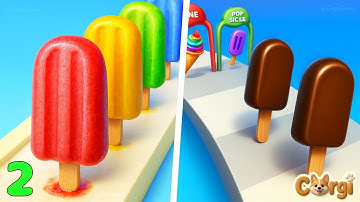 Popsicle Stack 🆚 Ice Cream Stack - All Levels Satisfying Walkthrough Gameplay Part 2