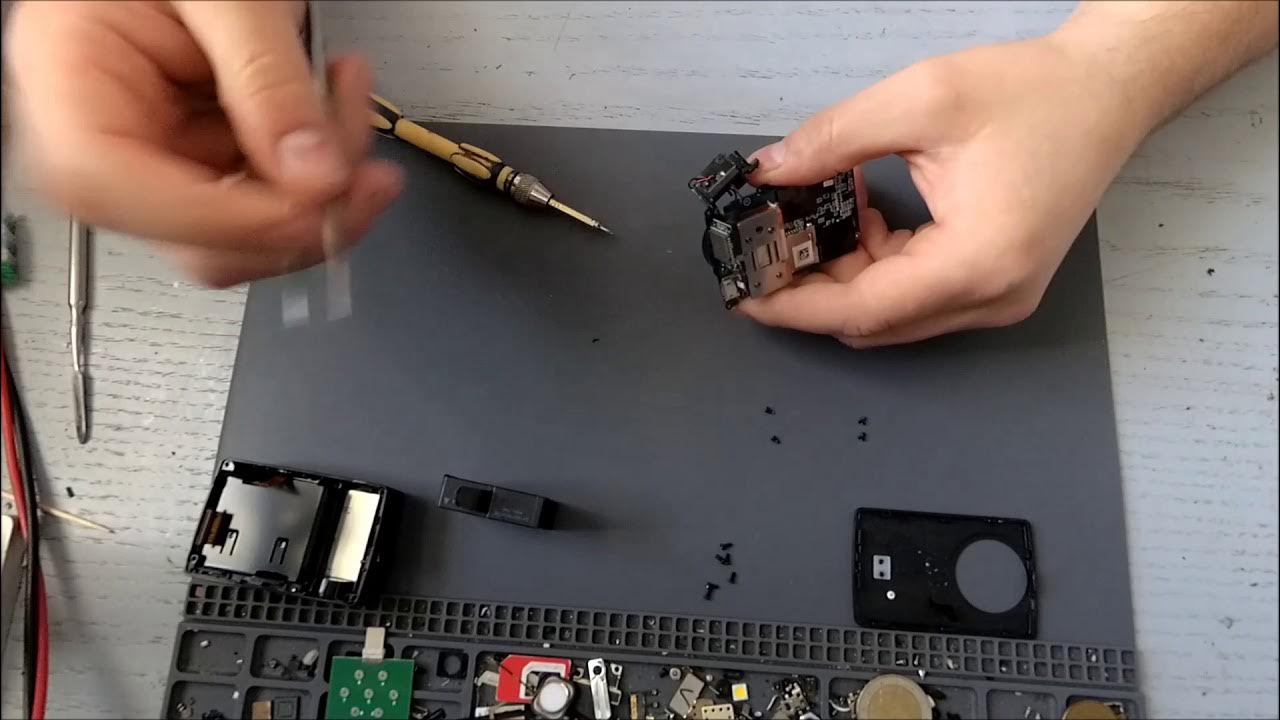 Разбираем трубку panasonic KX-TGA720RU - YouTube