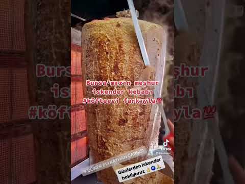 Bursa kebabı (iskender)Kayhan çarsısı no 56 Köfteevi 👍