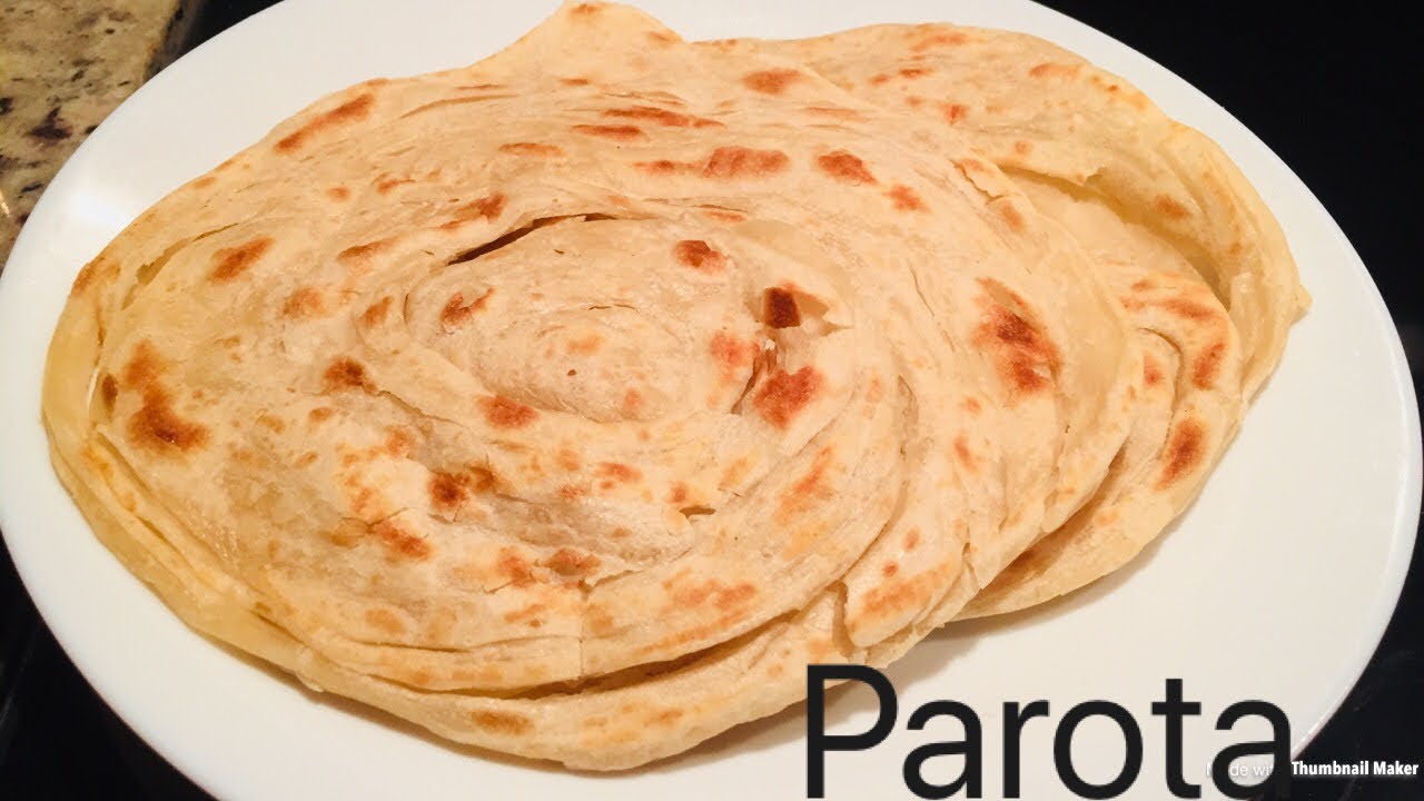 How to make easy parota at home | layered soft parota in telugu ...