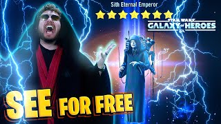 I FINALLY Unlocked Sith Eternal Emperor for FREE! 2 Galactic Legends in 2022 with NO Money Spent