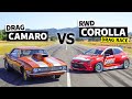 850hp big block v8 camaro vs 900hp pro drift corolla  this vs that