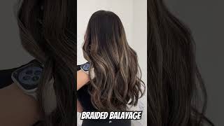 Braided balayage with root melt and tone done at @b.usalonspa