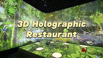 3D Holographic Immersive Restaurant Projection - DIFWOD Immersive Projection System