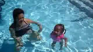 Playtime in the Pool for Mia