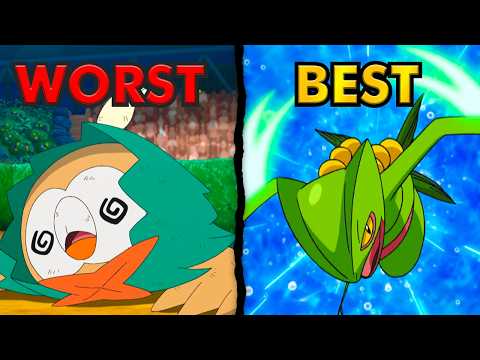 Ranking EVERY Ash Ketchum Starter Pokémon From WORST to BEST
