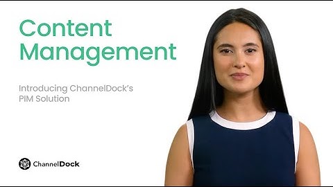 ChannelDock PIM - Product Information Management