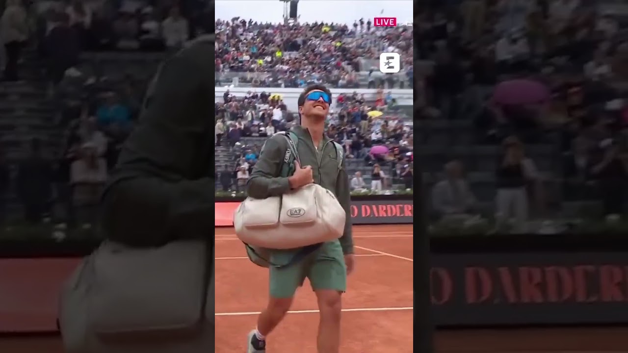 😭 Luciano Darderi pour le vent de l’année avant sa défaite contre Casper Ruud #tennis #atprome