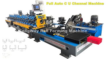 Full Auto adjusting size Metal Stud and Track Roll Forming Machine | CD UD CW UW forming Machine