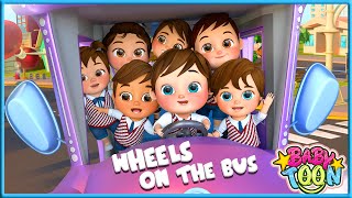 Колеса в автобусной карете - Детские песни - Детские стишки и детские песни - Baby Toon - мультфильм