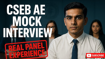 | CSEB Assistant Engineer Mock Interview 2025 | Real Panel Questions & Answers | Mock Interview AE |