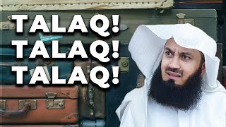 طلاق گناه آلود! طلق! طلق! طلق! - مفتی منک