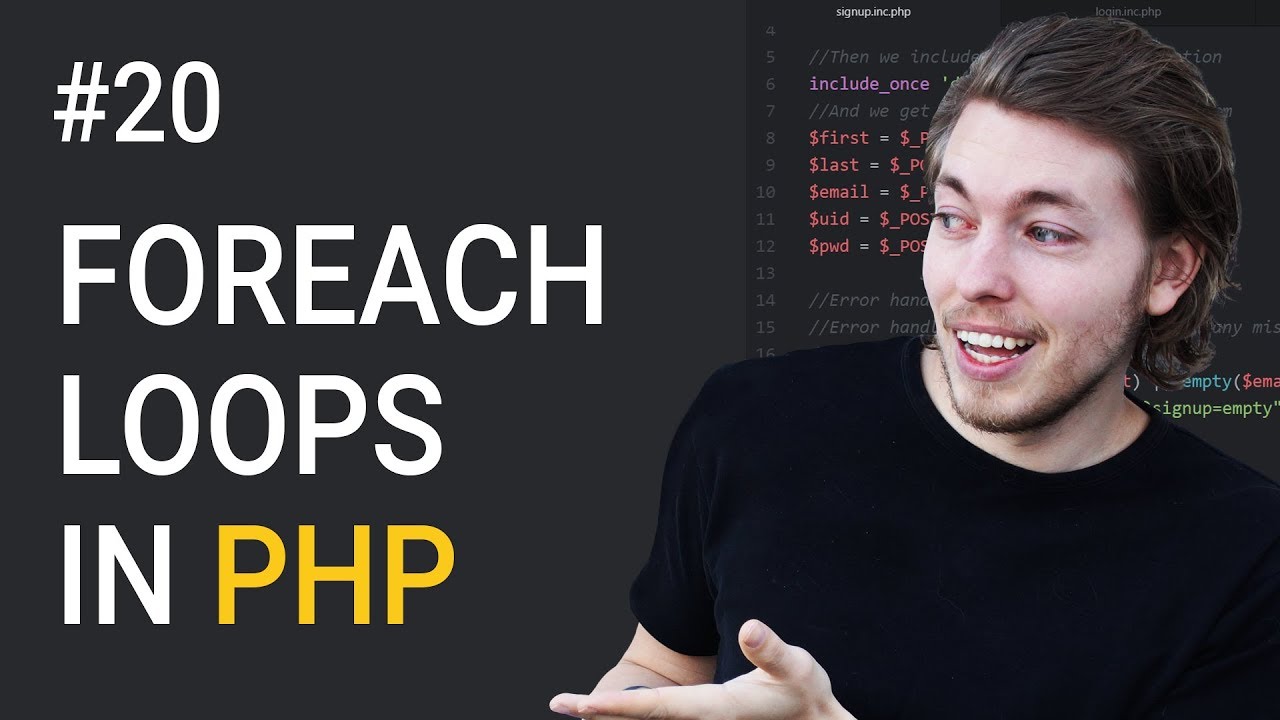 for each php  Update New  20: Cách tạo vòng lặp Foreach trong PHP | Hướng dẫn PHP | Học lập trình PHP | PHP cho người mới bắt đầu