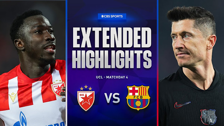 Estrella Roja vs. Barcelona: Resumen extendido | Jornada 4 de la Liga de Campeones | Golazo de CB...