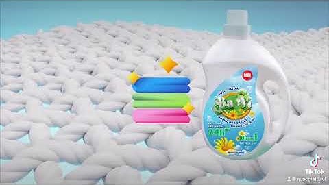 Clip sản xuất nước giặt mới nhất 2025, công thức nước giặt không đồng.