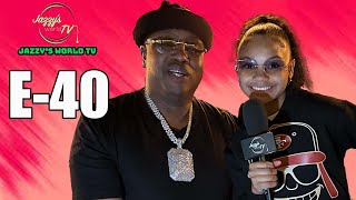 E-40 talks about his friendship with 2pac, Top 10 West Coast rappers, The Bay culture, & cookbook