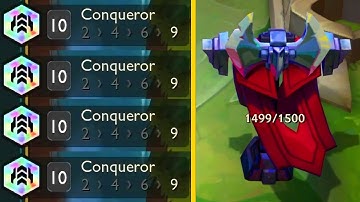 10 CONQUEROR IS INSANE! MY MOST CHAOTIC GAME EVER! TFT SET 13