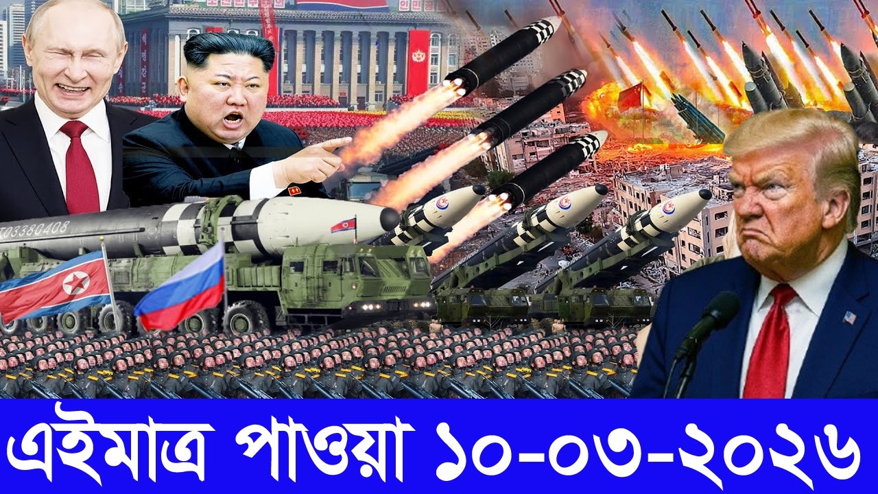 আন্তর্জাতিক বাংলা খবর BBC World News 10 Mar'2026 || World News Bangla || International News Today