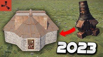 THE BEST LARGE FURNACE BASE DESIGN 2023 In Rust | Rust Building Tutorial 2023!
