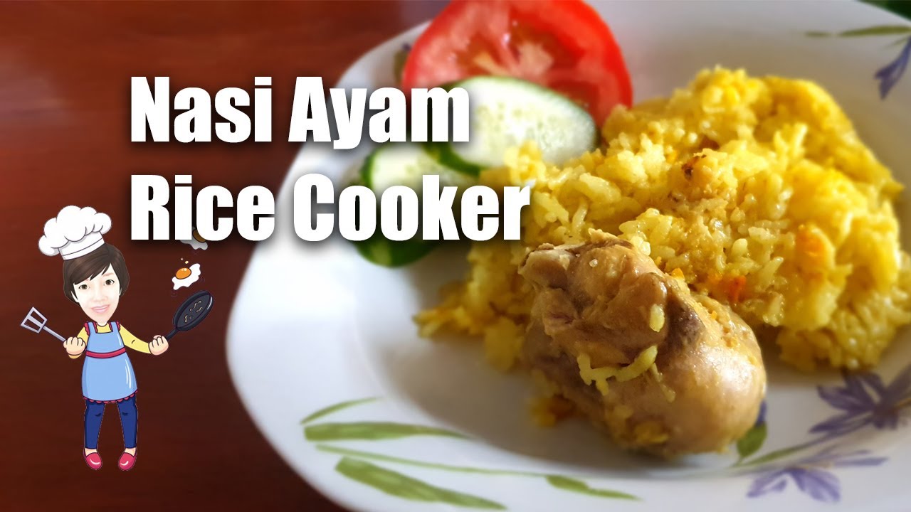 Resepi Nasi Ayam Hainan Masak Dalam Rice Cooker Youtube