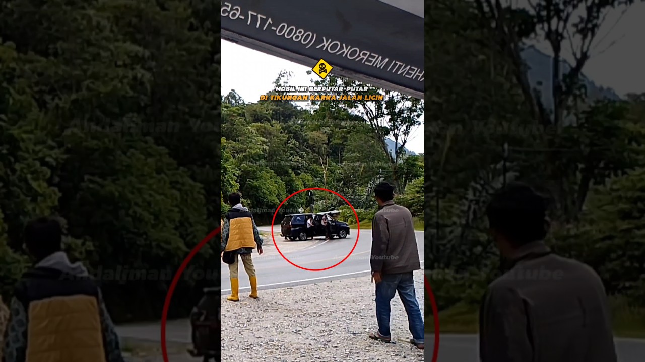 Penumpang dan supir langsung keluar dari mobil