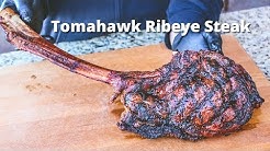 Tomahawk Ribeye Steak | Grilled Tomahawk Ribeye on the PK Grill 