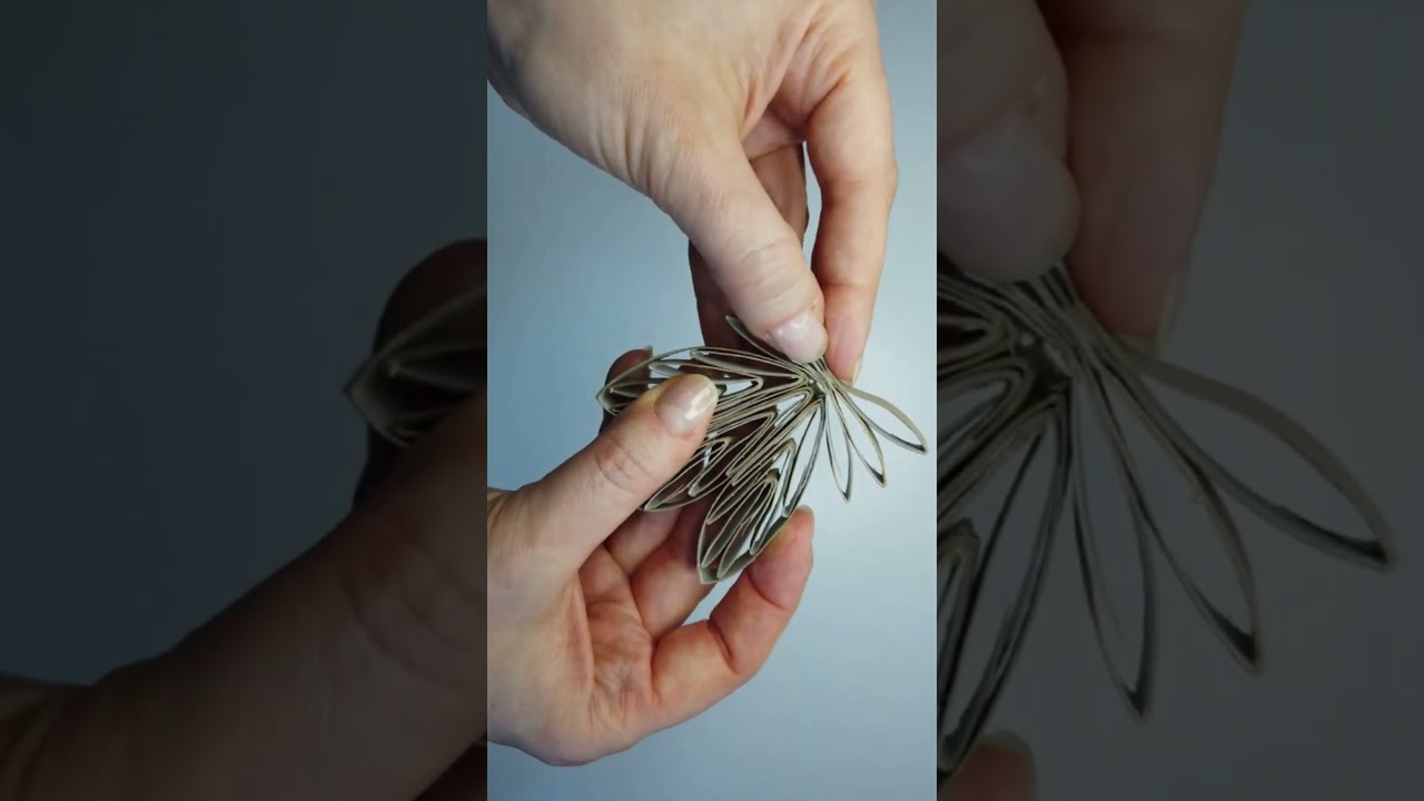 😇 Beautiful Paper Angel DIY 👼 #beautiful #paper #angel #diy #toilet #rolls #craft #christmas #anjos