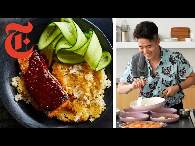 How to Cook Salmon With Crispy Skin | Eric Kim | NYT Cooking class=