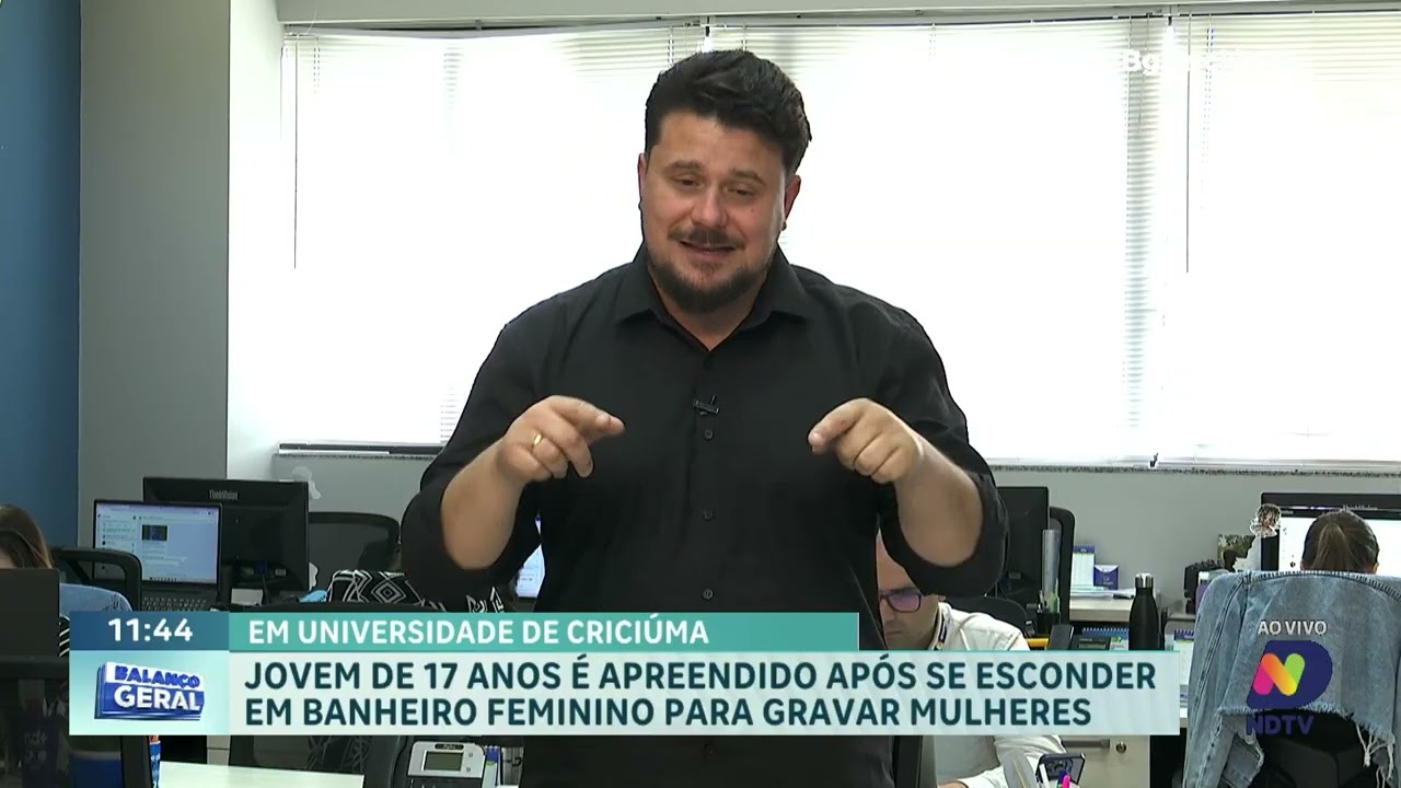 Adolescente é apreendido após filmar mulheres em banheiro de Criciúma