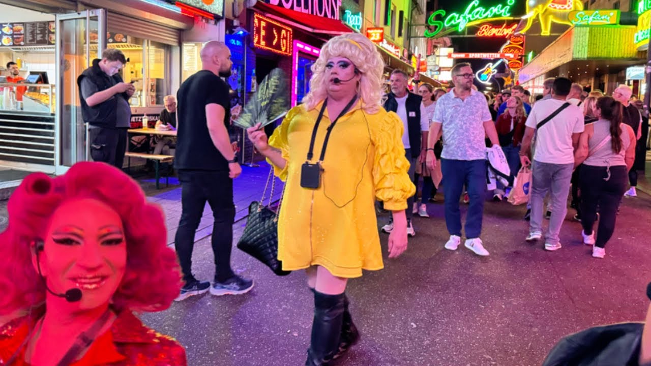 Hamburg Nightlife 2025 | Reeperbahn Red Light District Walking Tour