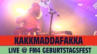 Kakkmaddafakka - Restless || live @ FM4 Geburtstagsfest 2018