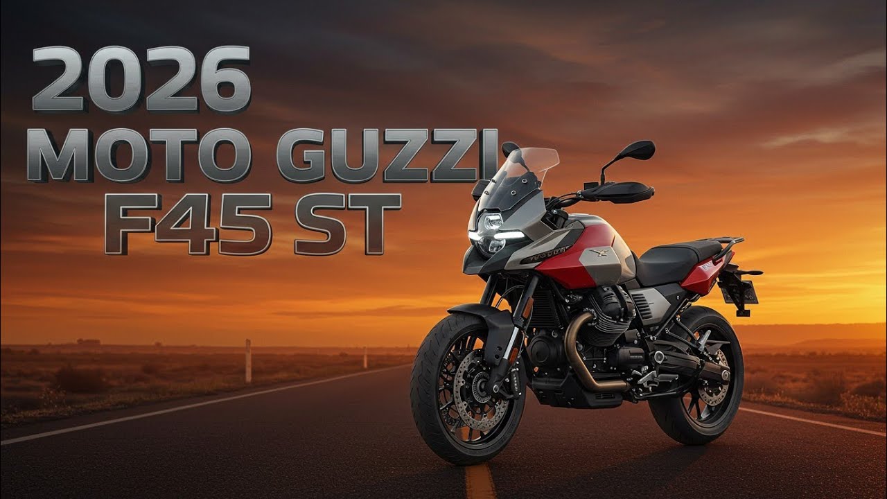 Представлен новый Moto Guzzi F45 ST 2026 года — смелый шаг в будущее туризма🔥‼️