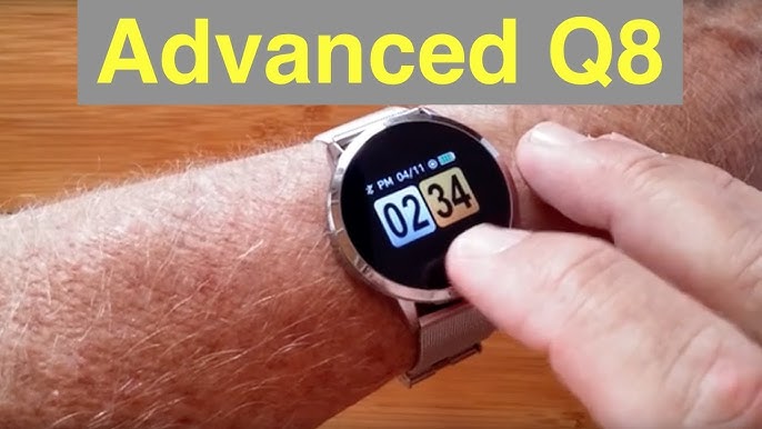 Newwear Q8 Smartwatch with Continuous Heart Rate and Blood Pressure Unboxing & Review -
