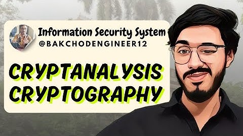 Cryptanalysis and its types in Hindi | What is Cryptology in Network Security
