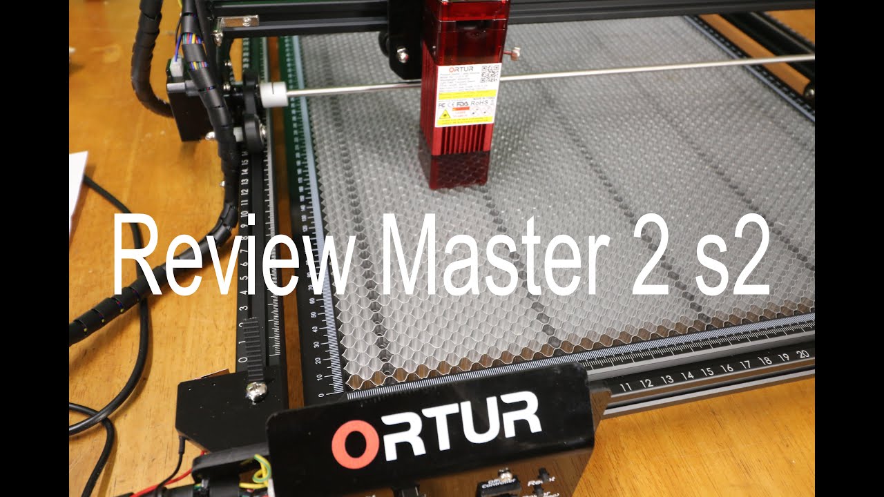 Ortur Laser Master 2 s2 engraver cutter and accessories with review, C ...