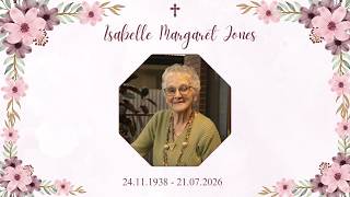 Funeral Service for Mrs Isabelle Margaret Jones.