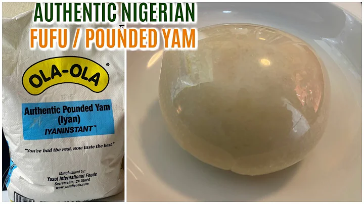 HOW TO MAKE AUTHENTIC NIGERIAN  FUFU, POUNDED YAM *EASIEST WAY*