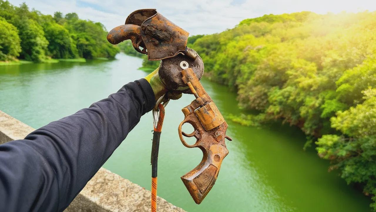 We Found a Pistol and a .38 Revolver at the Bottom of This River