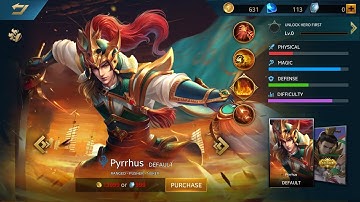Heroes Evolved : Pyrrhus Gameplay Newbie ( Rank + Build Spell Power )