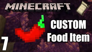 Minecraft, but WE EAT CUSTOM FOOD we can add with Fabric screenshot 4