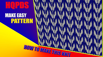 How to make 2 color cable knit sweater | hqpds #knitcraftstudio | knitting 